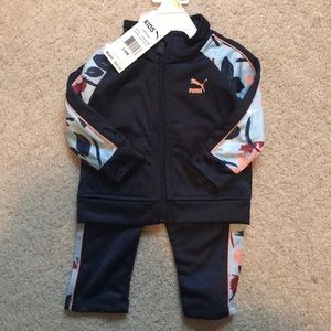 PUMA BABYGIRL TRACKSUIT JACKET 2PC: 3-6M